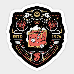 Dungeon Top Enemies Emblem Sticker